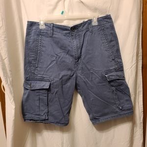 Blue Levi's cargo shorts